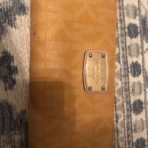 Michael Kors yellow wallet